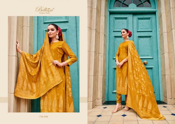 Belliza Gulkayra Pure Heavy Viscose Pashmina Designer Dress Material 